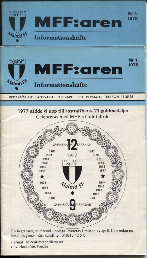 MFF:aren informationshäfte Nr 1, 3 1978