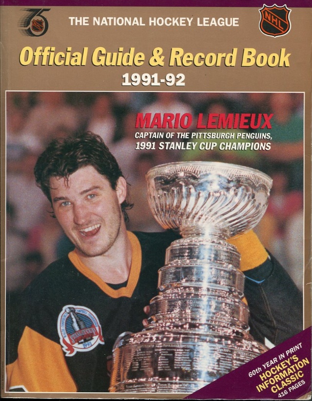 NHL Official Guide & Record Book 1991-92