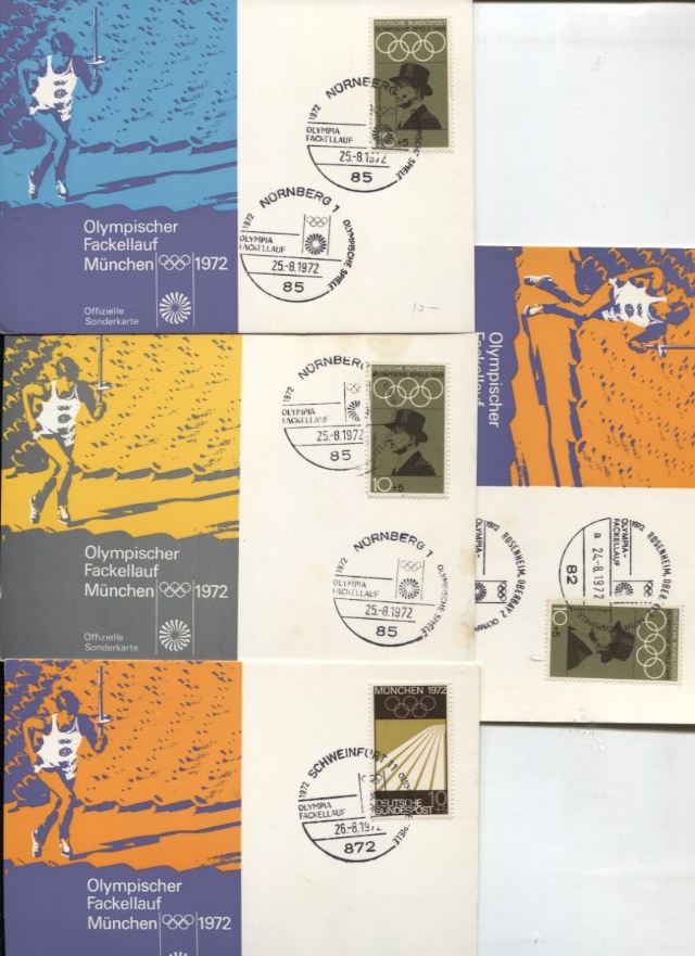 Olympischer Fackellauf München 1972