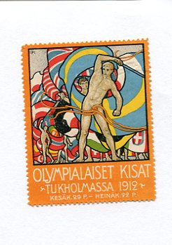 Olympiska Spelen Stockholm 1912 Finska Brevmärke