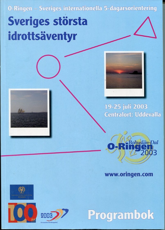 Programboken O-Ringen 2003
