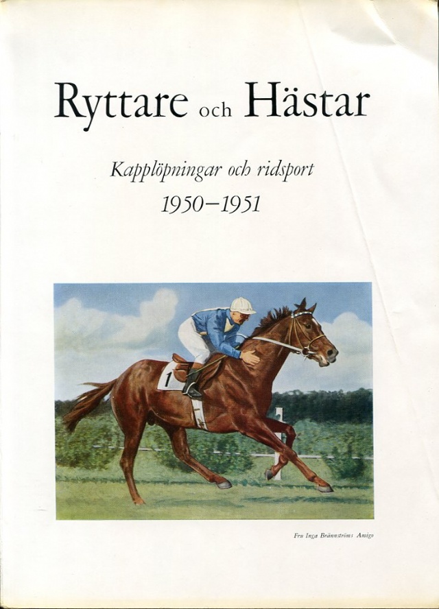 Ryttare och hästar kapplöpningar och ridsport 1950-1951