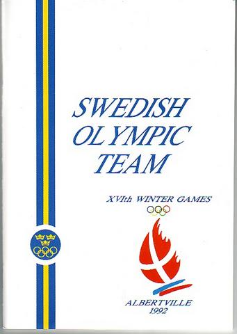Swedish Olympic Team Albertville 1992