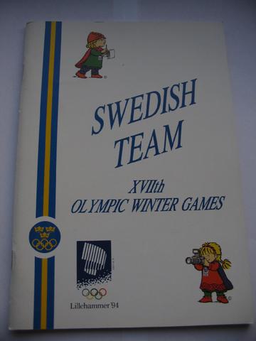 Swedish Olympic Team Lillehammer 1994