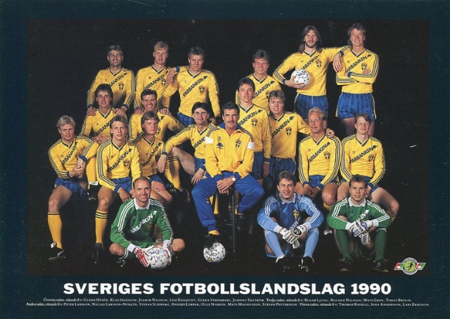 Svenska fotbollslandslaget 1990