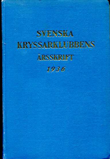 Svenska Kryssarklubben Årsskrift 1936