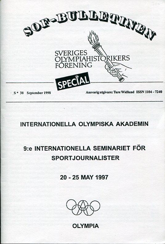 Internationella Olympiska Akademin 1997