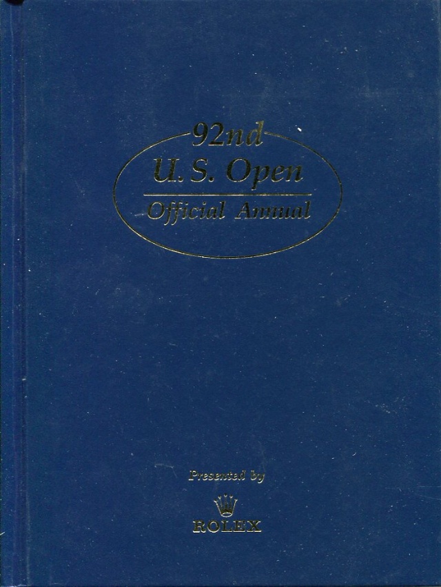 The 1992 U.S. Open book official annual