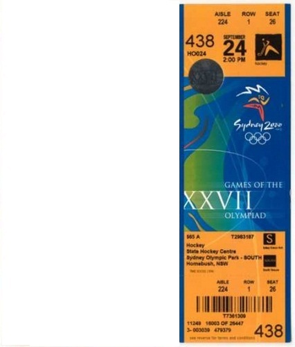 Landhockey-green hockey final 2000 i Sydney,