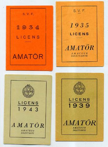 Cykel -Amatörlicenser