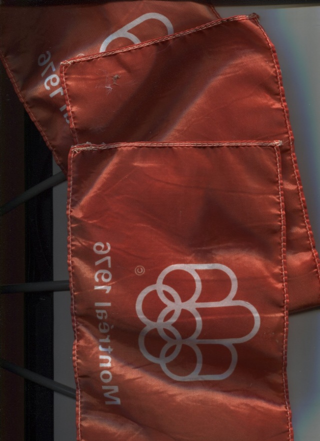 Bordsflaggor Olympiaden Montreal 1976