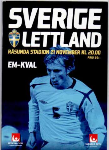 Fotbollsprogram Sverige EM-kval 2006-07