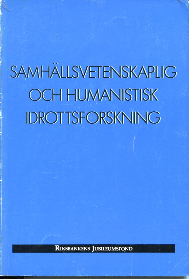 Samhällsvetenskaplig och humanistisk idrottsforskning