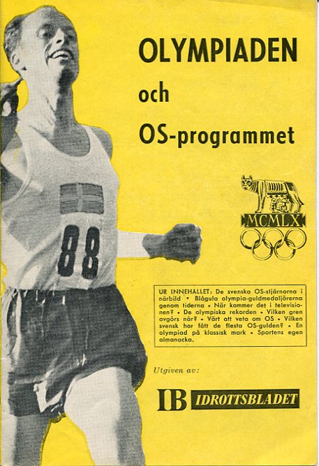 Olympiaden och OS-progammet 1960