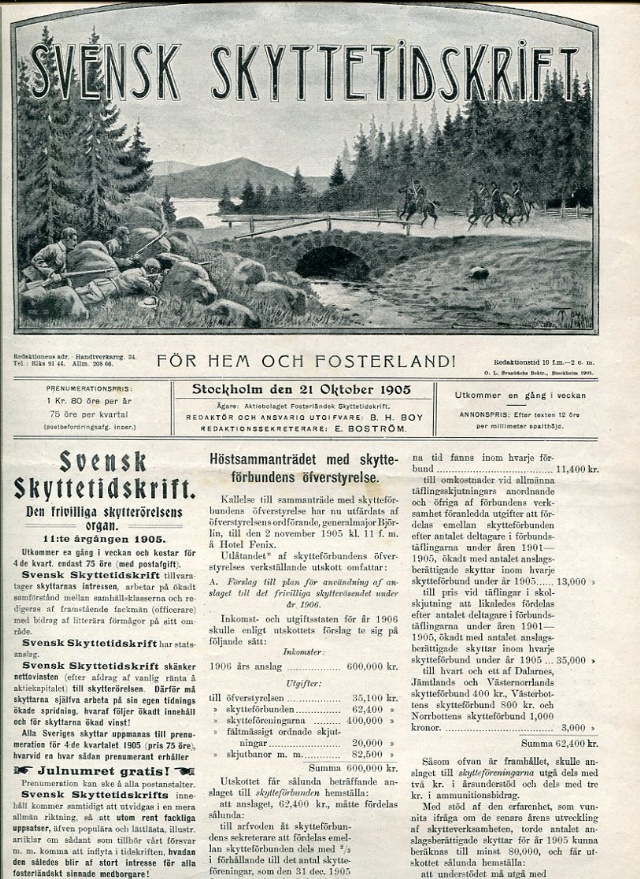 Svensk Skyttetidskrift no.39-42 1905