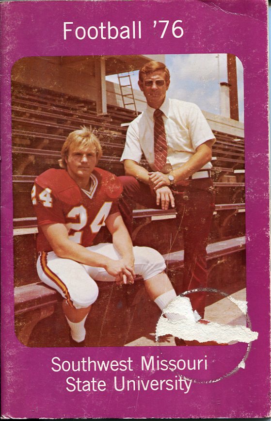 Southwest Missouri State University Football guide 1976