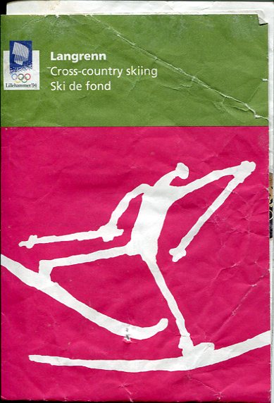 Program Lillehammer 94 crosscountry skiing 30 km