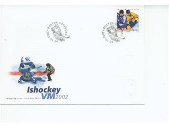 FDC Ishockey VM 2002 24 januari