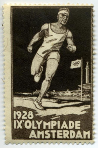 Brevmärke Vignette IX Olympiade Amsterdam 1928