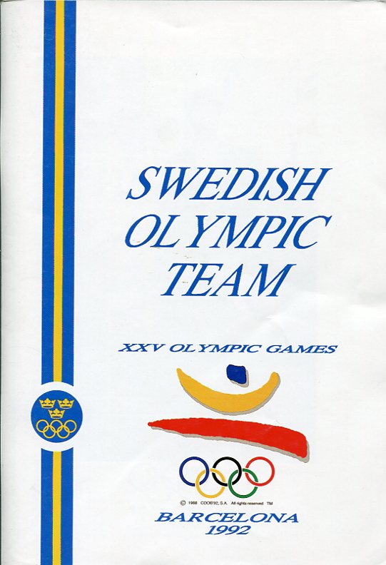 Swedish Olympic Team Barcelona 1992