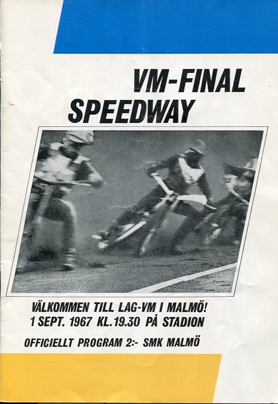 VM-final i speedway 1/9 1967 Malmö