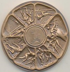 Medallic Art Company Lake Placid XIII Olympic Games 1980 Medal Marcel Jovine