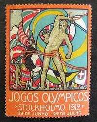 Olympiska Spelen Stockholm 1912 Portugal Brevmärke