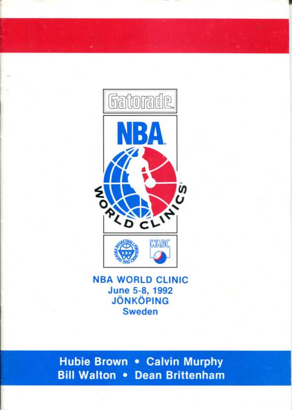 NBA World Clinics Jönköping 1992 Sweden
