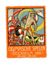 Olympiska Spelen Stockholm 1912 Holland Brevmärke