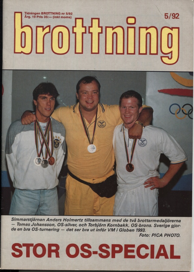 Brottning no. 5 1992 OS-special