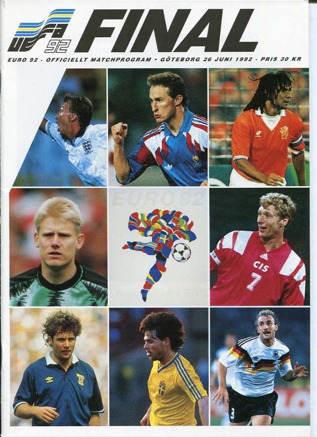 Fotboll-Euro 92 Danmark-Tyskland Final