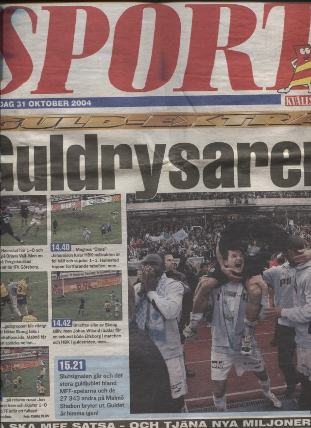 Guldrysaren Malmö FF 2004