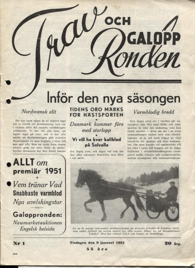 Trav och galoppronden 1951