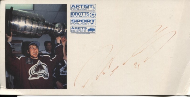 Peter Forsberg autograf