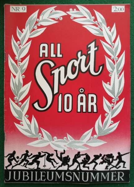 All Sport 1955 Nr 9 Jubileumsnummer 10 år