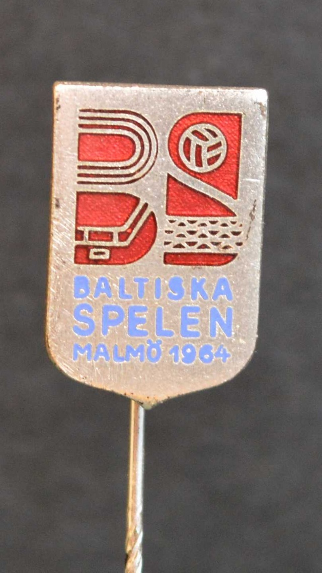 Nålmärke baltiska spelen jubileum 1964