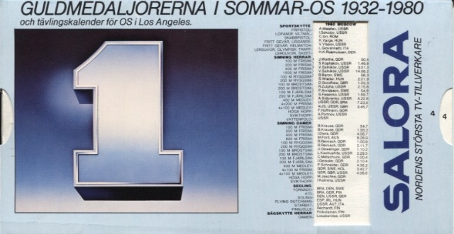 Guldmedaljörerna i Sommar-OS 1931-1980