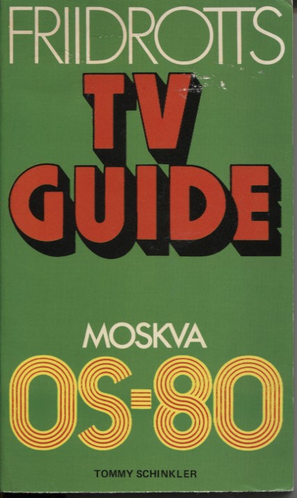 Friidrotts TV guide Moskva OS-80