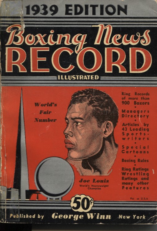 Boxing news records illustrated 1939