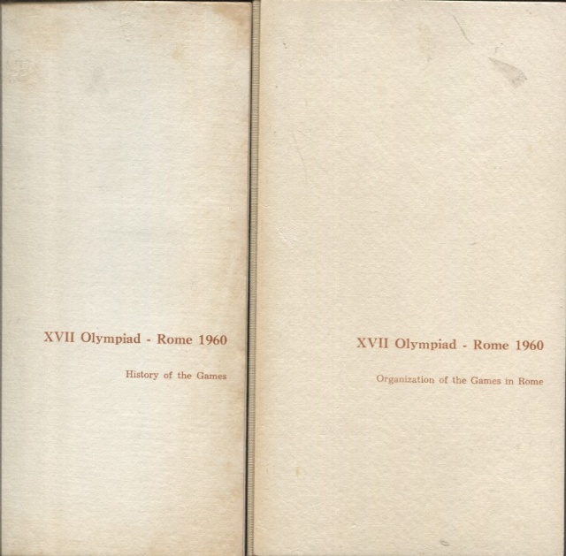 XVII Olympiad Rome 1960 organization of the game