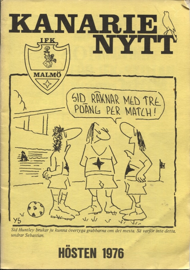 Kanarie nytt hösten 1976