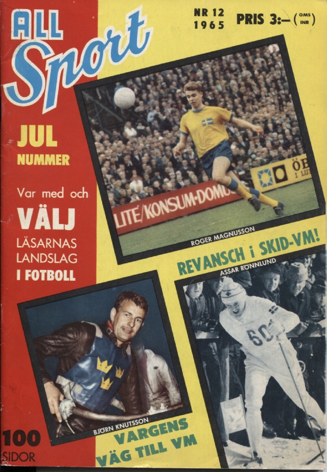 All Sport 1965 nummer 12. Julnummer.