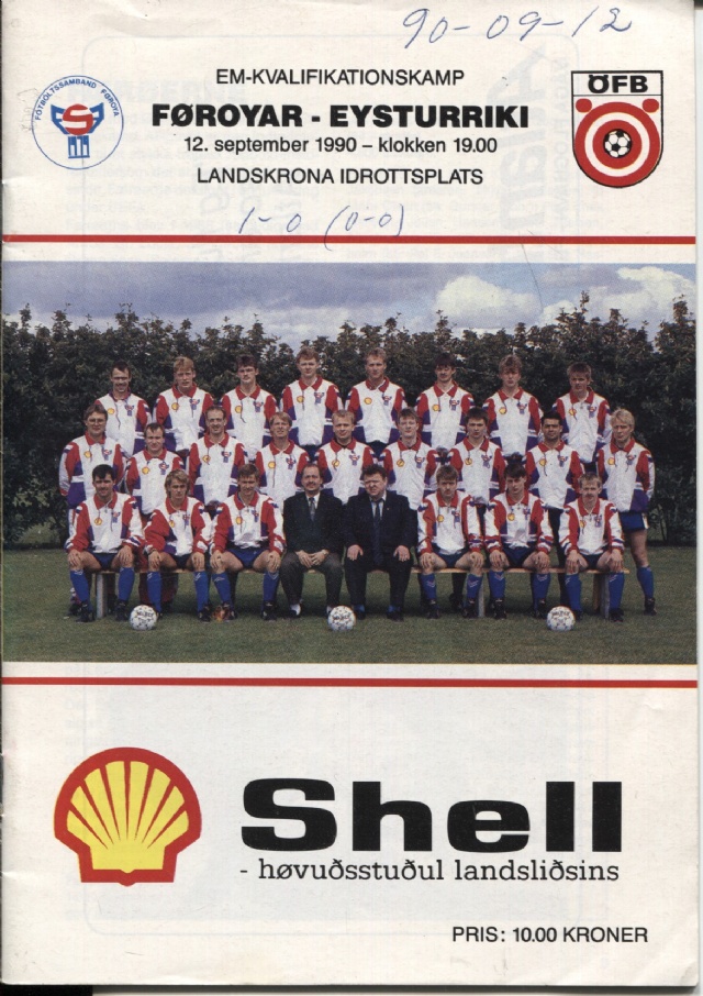 Färöarna -Turkiet 1990 EM-kval