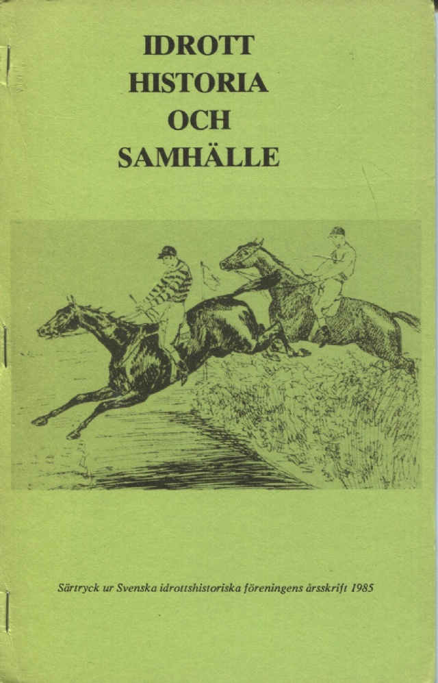 Idrott historia och samhälle