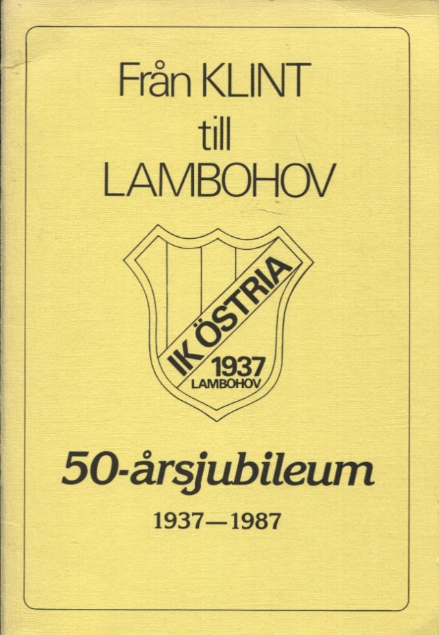 IK Östria 50-årsjubileum 1937-1987