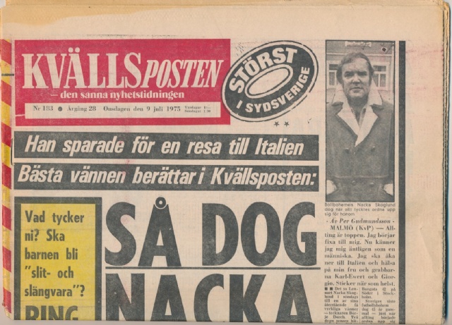 Kvällsposten 1975 - Så dog Nacka