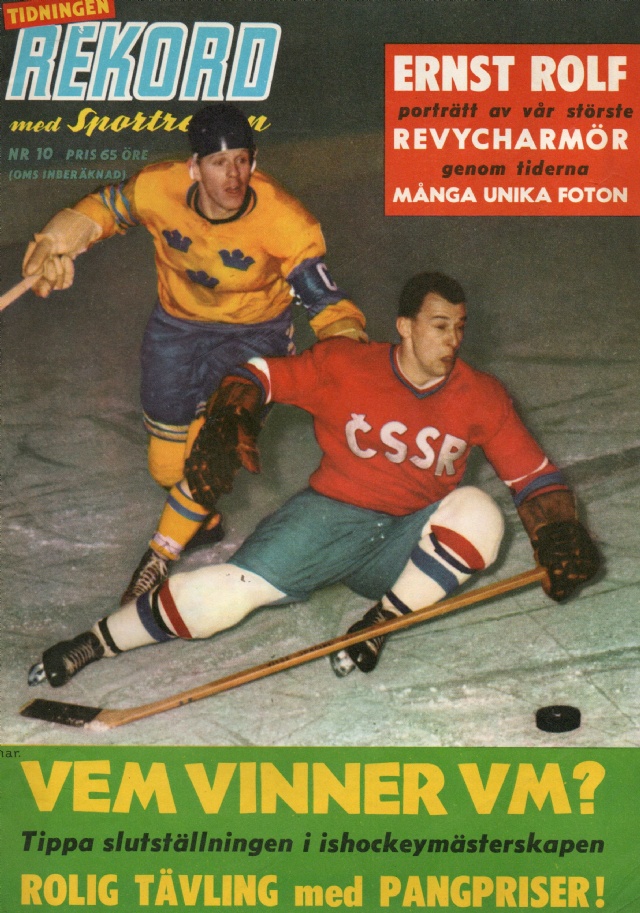 Rekordmagasinet 1963 Nummer 10 Tidningen Rekord med Sportrevyn