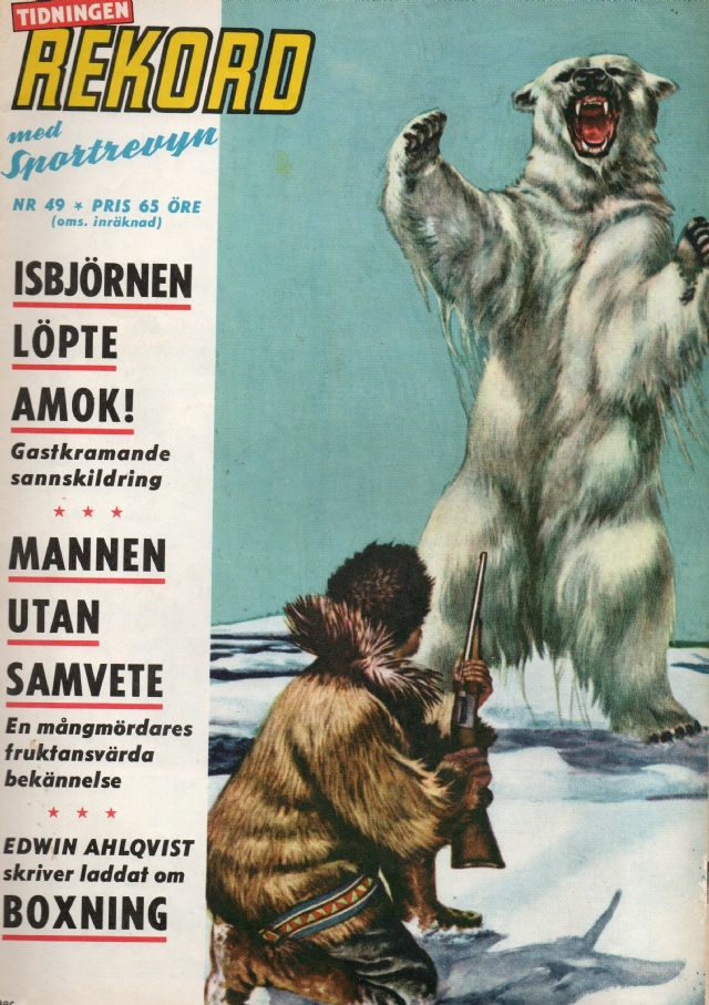 Rekordmagasinet 1963 Nummer 49 Tidningen Rekord med Sportrevyn