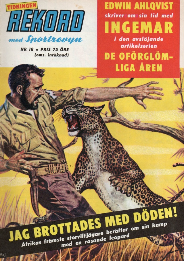 Rekordmagasinet 1964 Nummer 18 Tidningen Rekord med Sportrevyn