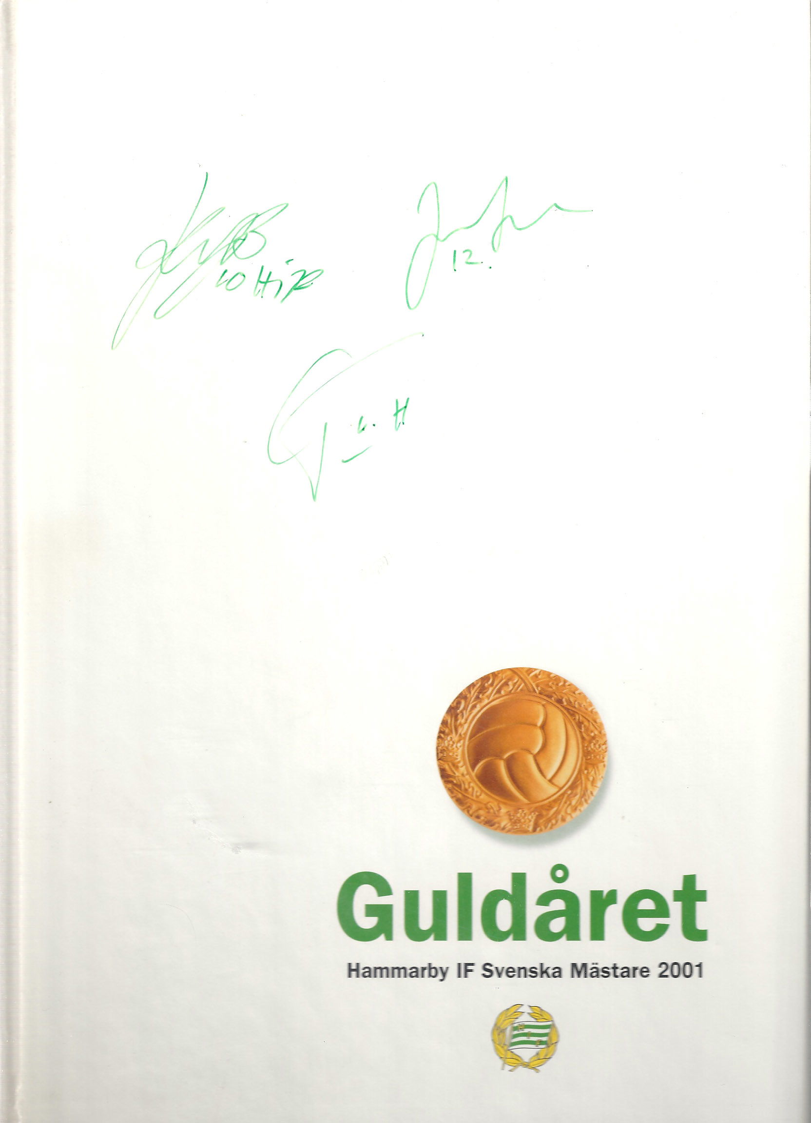 Guldåret Hammarby IF. Svenska mästare 2001